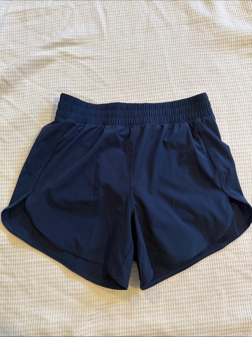 Avia Navy Elastic-Waist Athletic Shorts